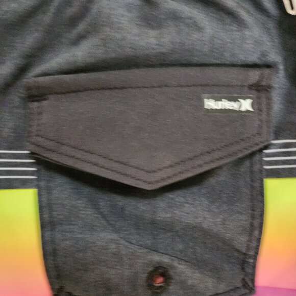 Hurley Boy's UPF50+ Drawstring Waist Pull On Swim Short Size: 4. NWT - Picture 6 of 9